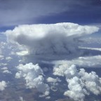 Cumulus nimbus over La Pampa