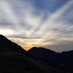 sunrise at Santa Ana